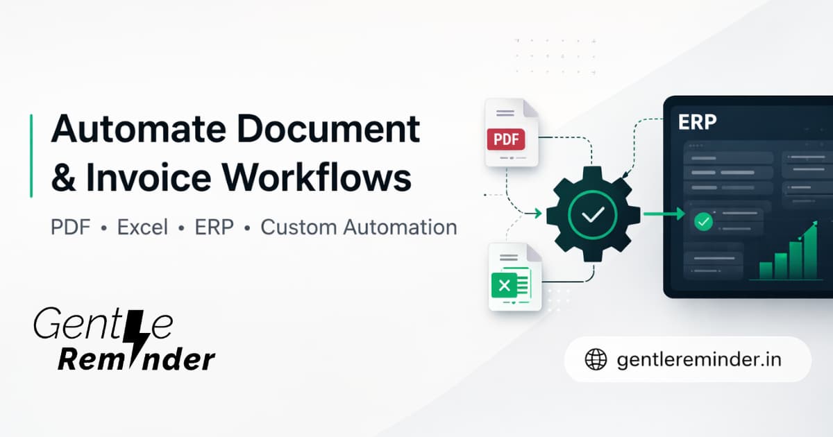 Document & Invoice Automation for SMEs – Gentle Reminder